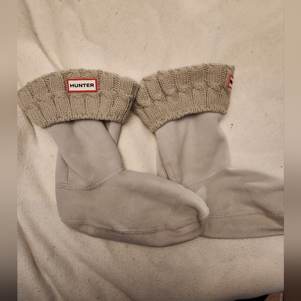 Hunter Cable Knit Short Boot Sock